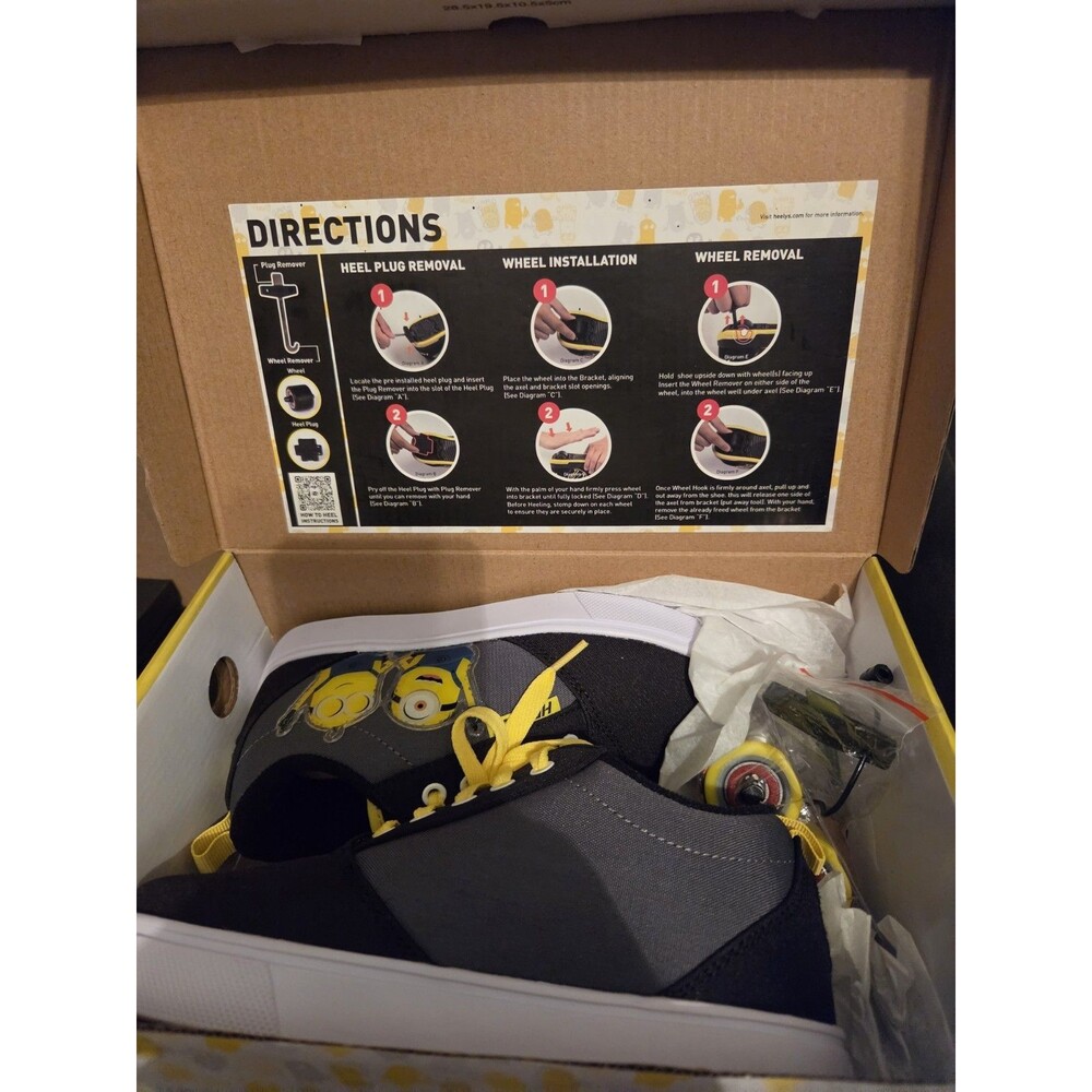 Minions Heelys Wheeled Show Size Y2